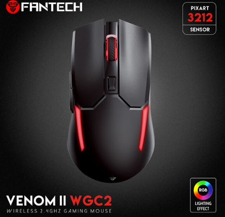 FANTECH VENOM II WGC2 Wireless Gaming Mouse FANTECH VENOM II WGC2 Wireless Gaming Mouse